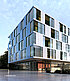 Solar active glass facades building image